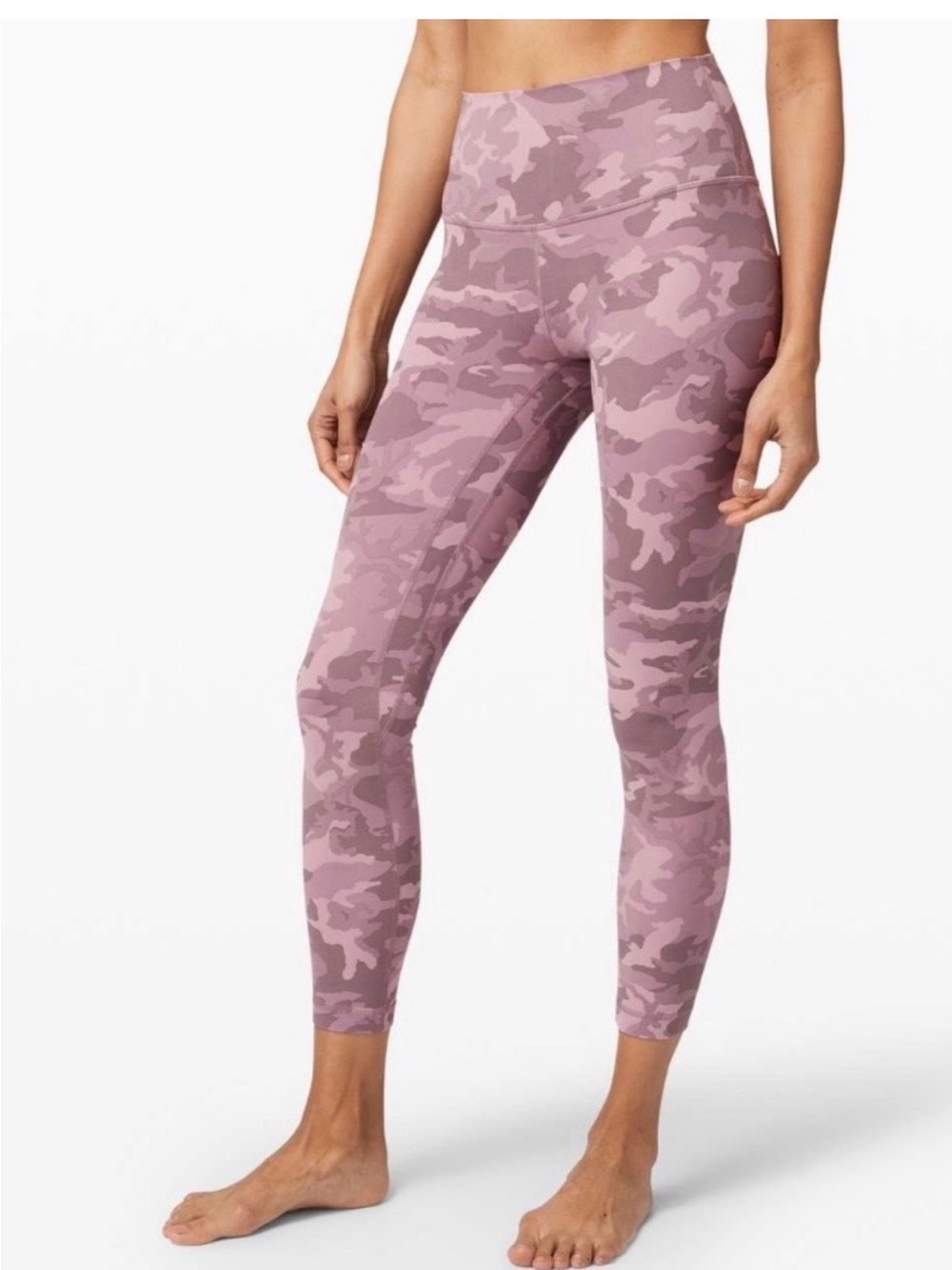 lululemon Align Crop 21" *Heritage 365 Camo Brier Rose / Multi (Size 6)